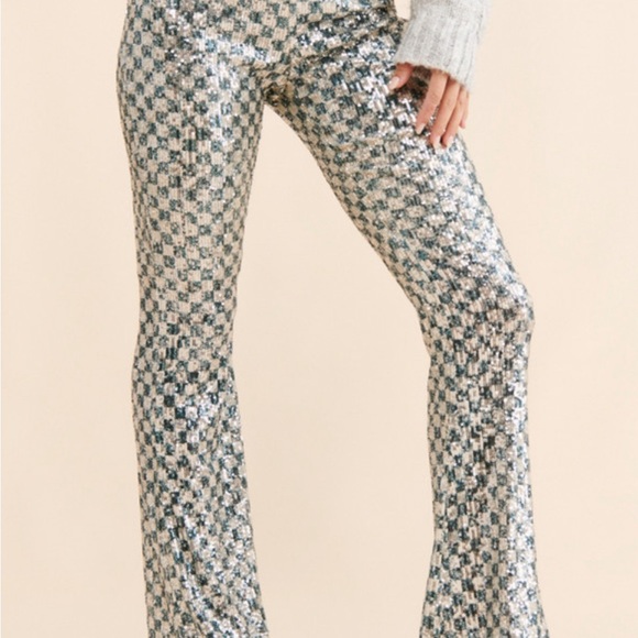 Steve Madden Sequin Pants - Picture 2 of 6